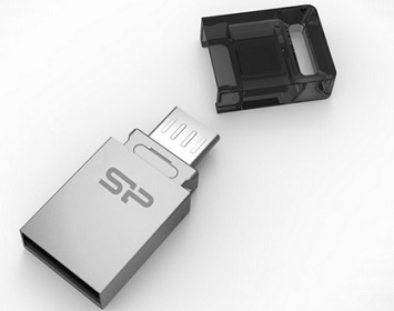 فلش مموری دو سر USB+OTG مدلX10 ظرفیت8 گیگابایت با گارانتی مادام العمر